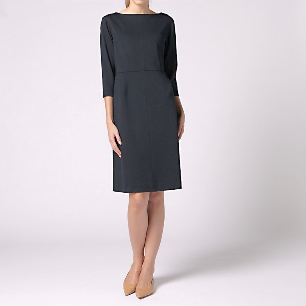 Ponte Work Dress 3/4 Sleeve
